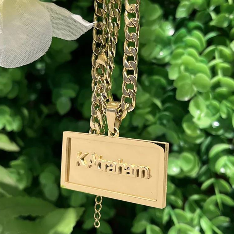 Women Fashion Names - Custom Name Hip Hop Necklace for