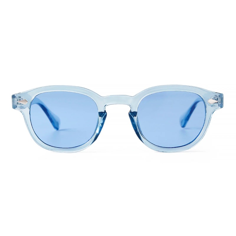 Fashion Transparent Blue Round - Women'S Fashion Eyeglasses 评论和价格