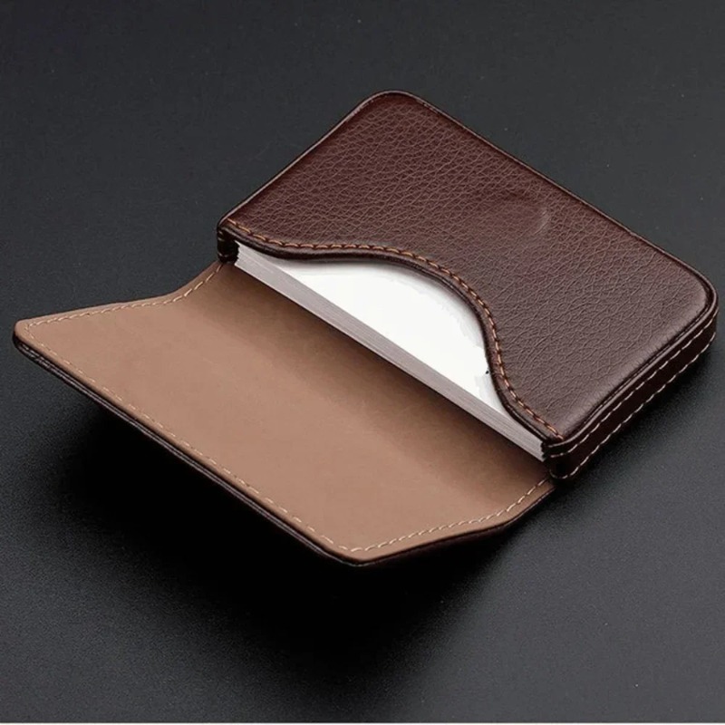 Fashion Sized Stitched PU Leat - Women Fashion Visiting Card 评论和价格