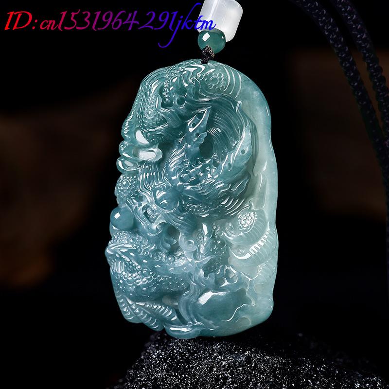 Natural Burmese Jadeite Dragon - Women Fashion Designer 评论和价格