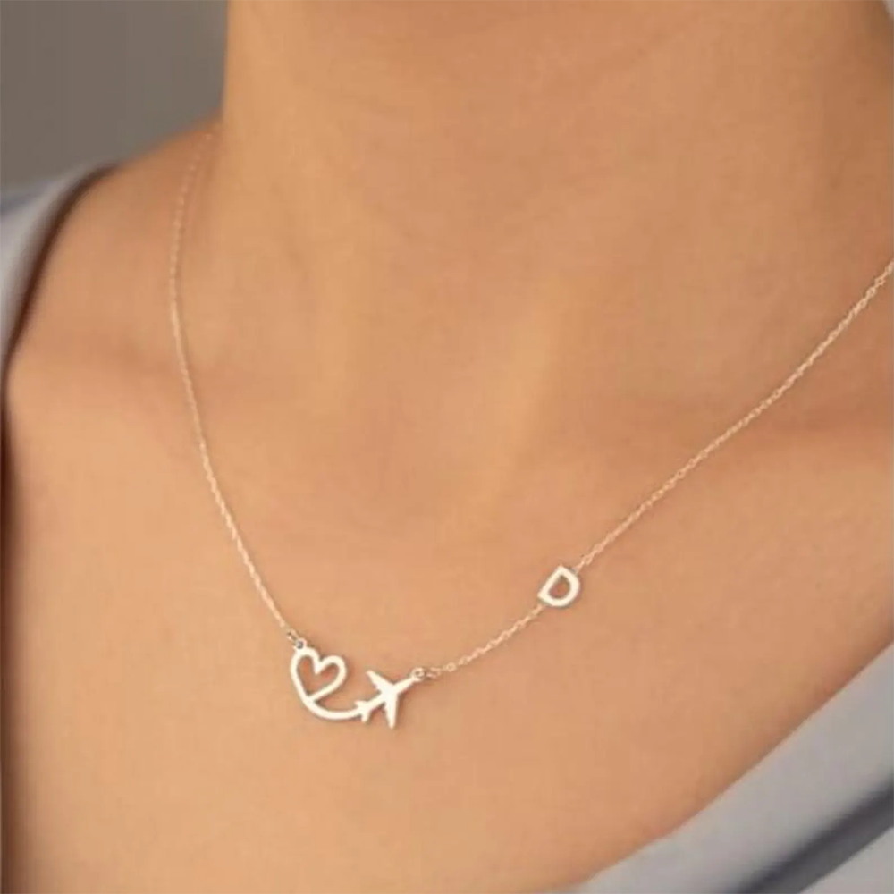 Personalized Heart Airplane In - Women Fashion Names 评论和价格