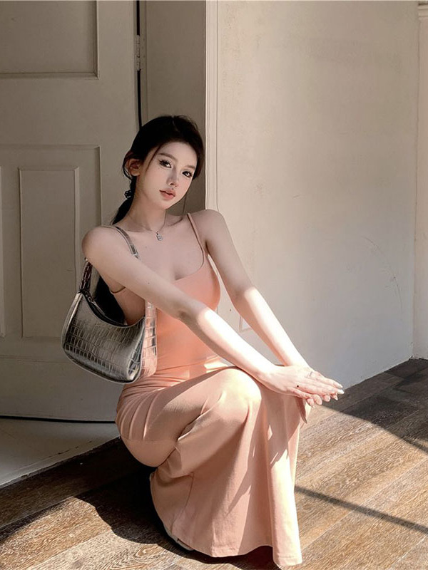 Slimming Fish Tail Long Dress  - Women'S Young Fashion 评论和价格