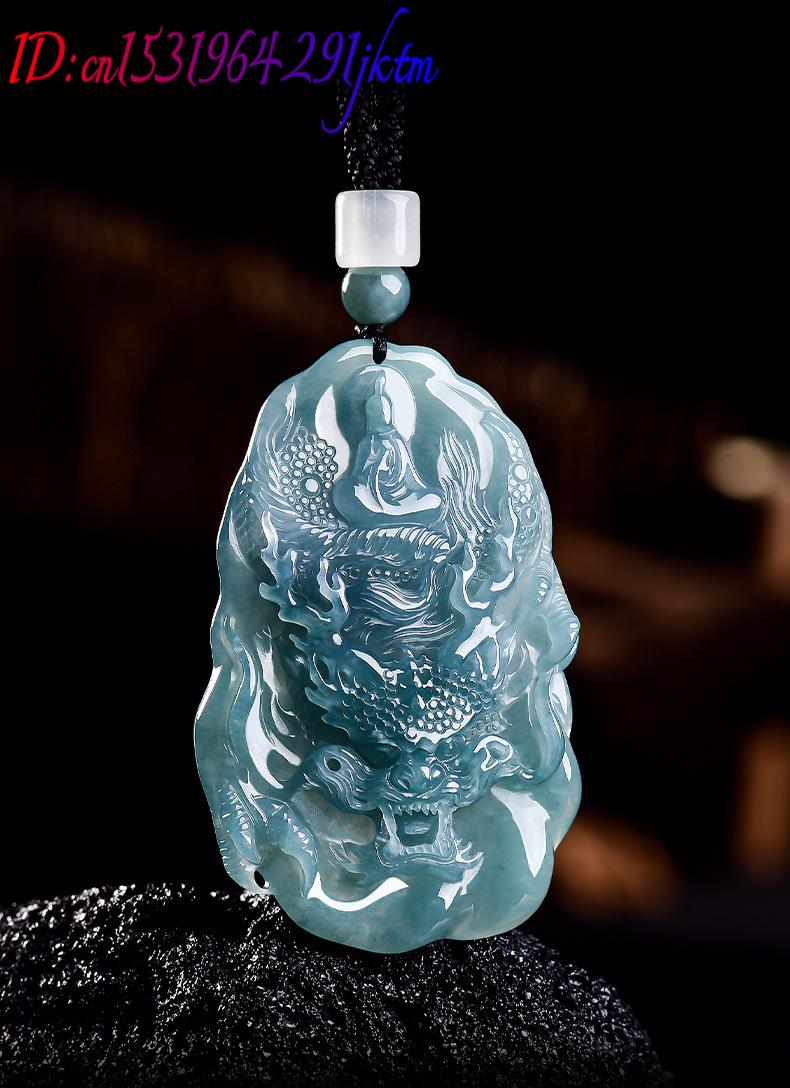 Natural Burmese Jadeite Dragon - Women Fashion Designer 评论和价格