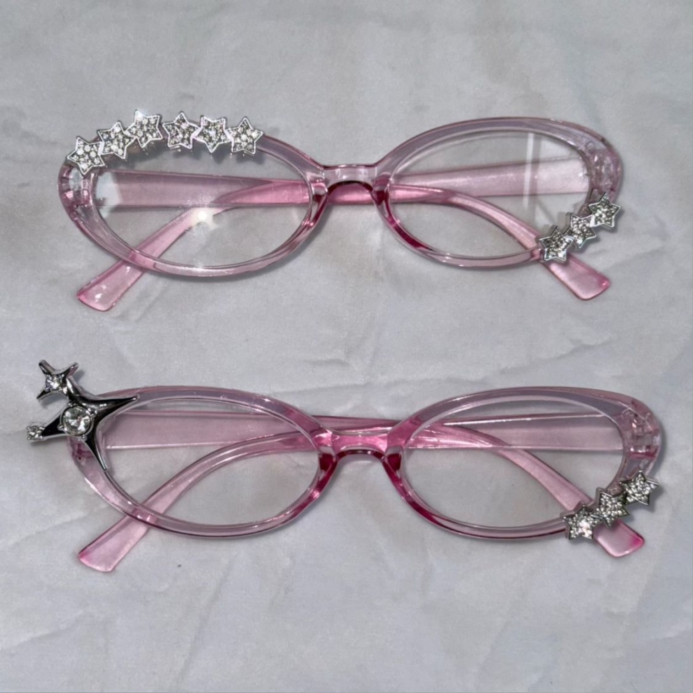 Y2K Star Rhinestone Cat Eye De - Women'S Fashion Eyeglasses 评论和价格
