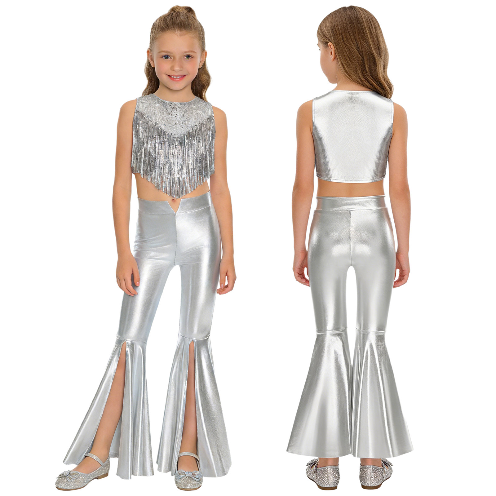 Girls 70s Disco Dance Costume  - Women'S Fashion From The 70S 评论和价格