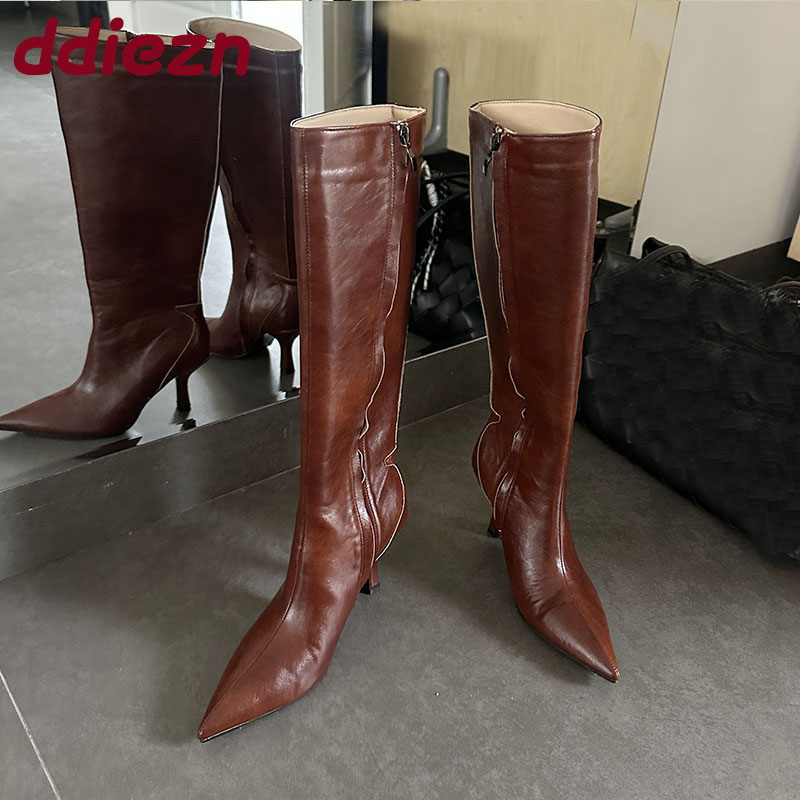 Fashion Pointed Toe Ladies Kne - Xxl Women Fashion 评论和价格