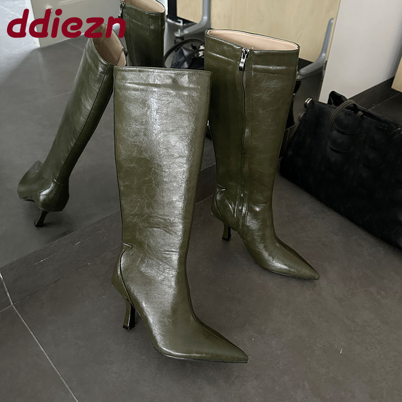 Fashion Pointed Toe Ladies Kne - Xxl Women Fashion 评论和价格