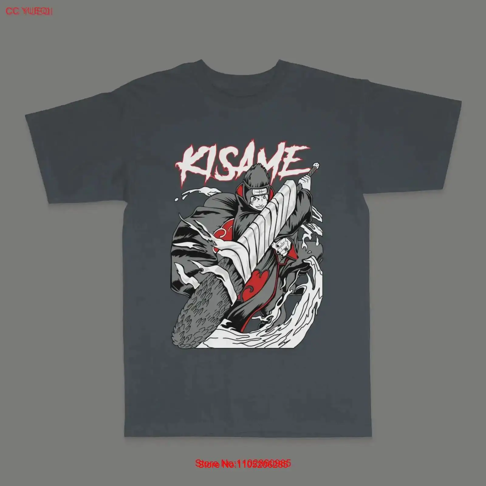 Kisame Anime T shirt manga men - Women'S Fashion Designer Clothes 评论和价格