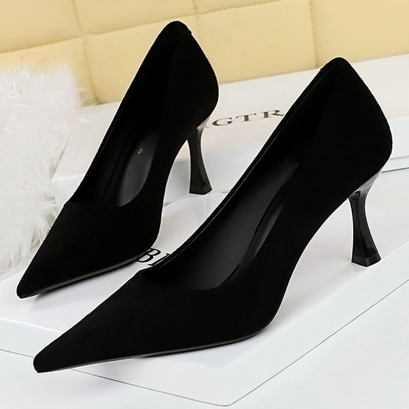 BIGTREE Shoes Suede Black Wome - Xxl Women Fashion 评论和价格