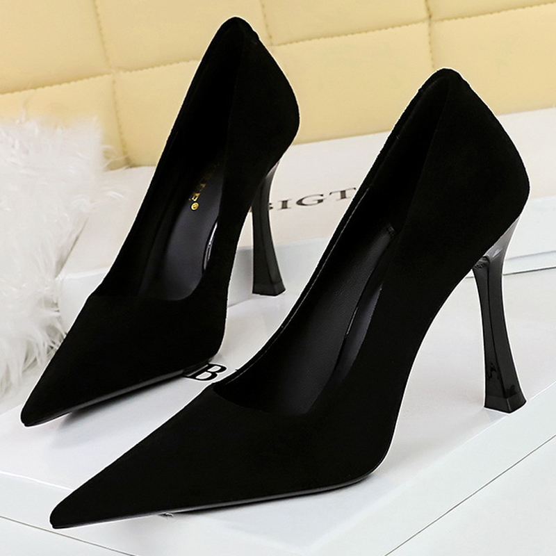 BIGTREE Shoes Suede Black Wome - Xxl Women Fashion 评论和价格