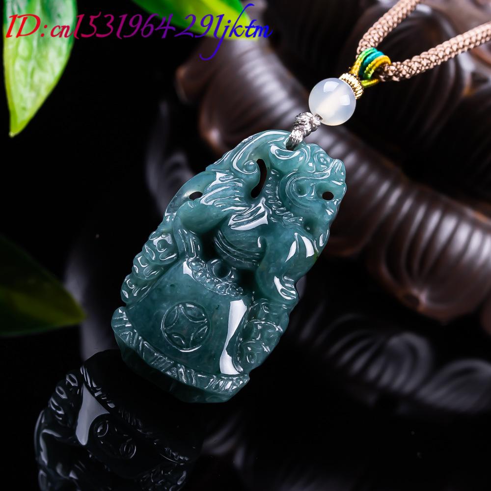 Burmese Jadeite Pixiu Pendant  - Women Fashion Designer 评论和价格