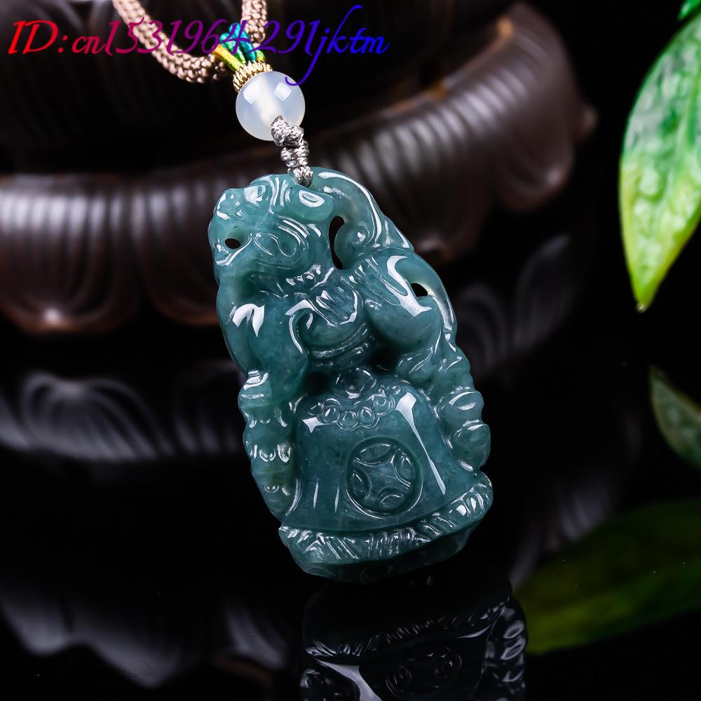 Burmese Jadeite Pixiu Pendant  - Women Fashion Designer 评论和价格