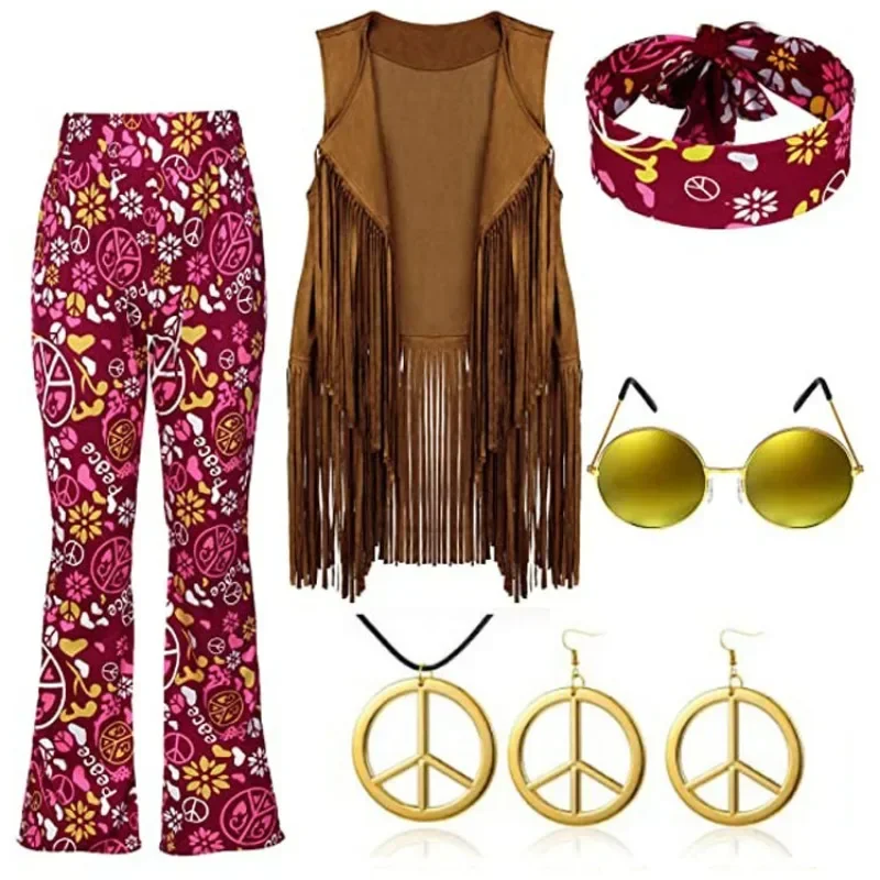 Hippie Disco 60s 70s Adults Pu - Women'S Fashion From The 70S 评论和价格