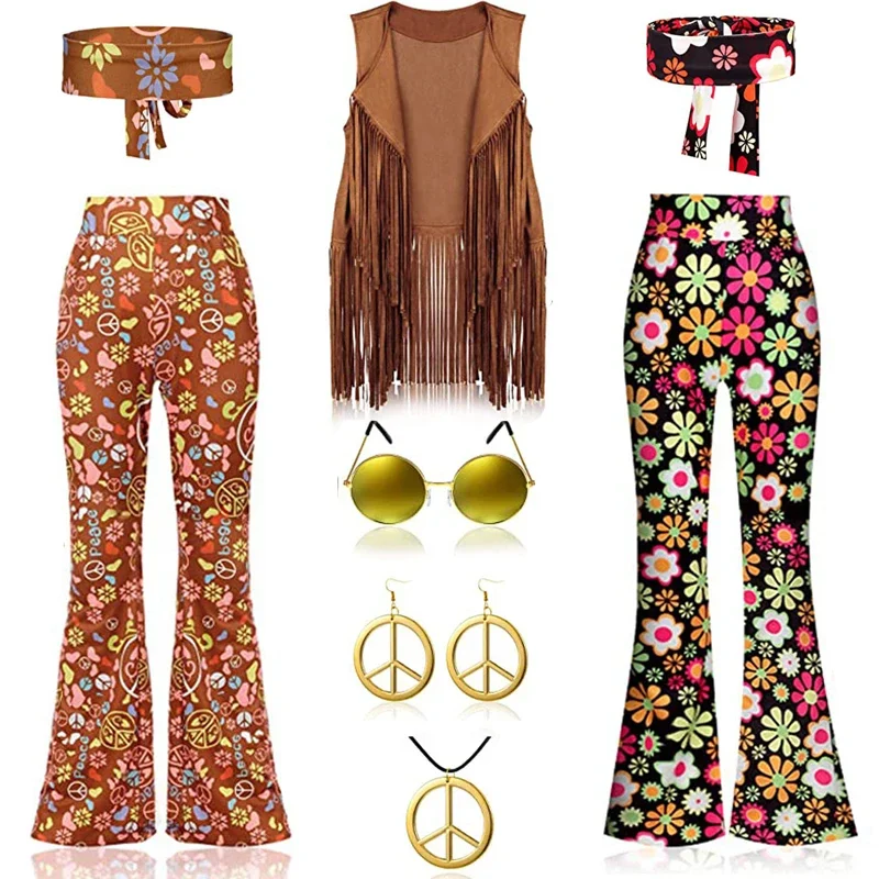Hippie Disco 60s 70s Adults Pu - Women'S Fashion From The 70S 评论和价格