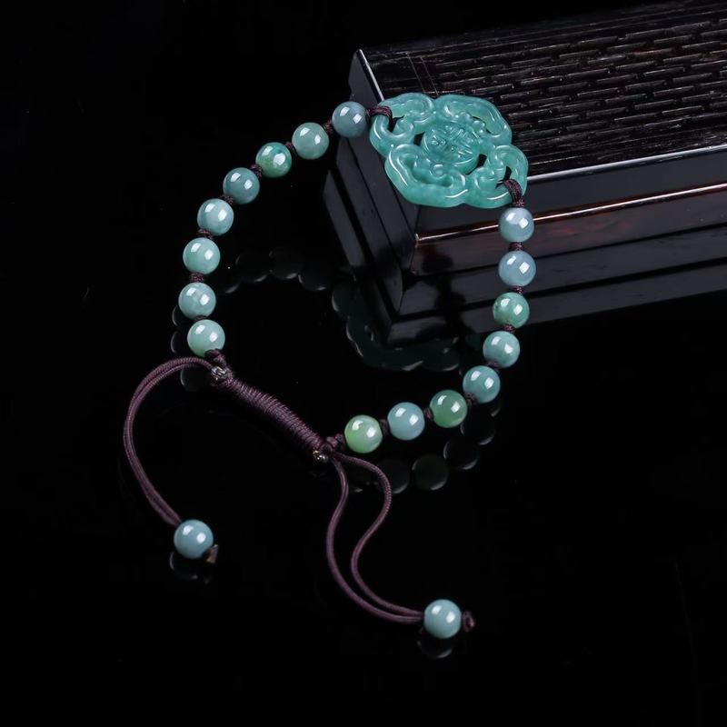 Natural Jadeite A-grade Bracel - Women Fashion Designer 评论和价格