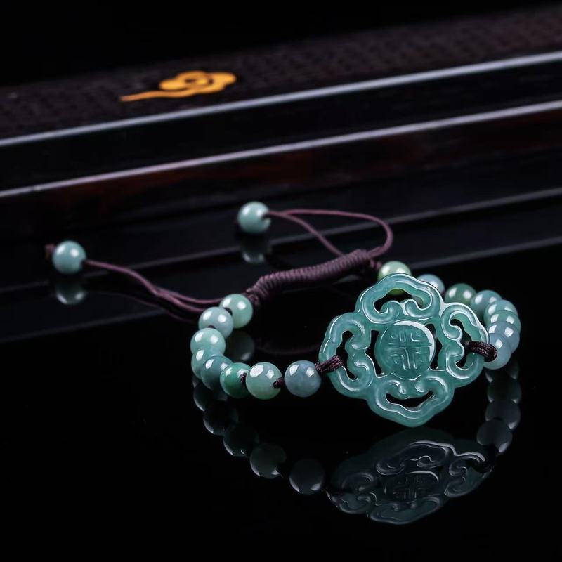 Natural Jadeite A-grade Bracel - Women Fashion Designer 评论和价格