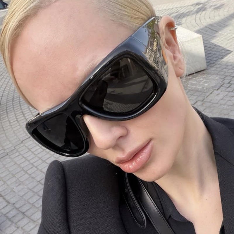 Vintage Oversize Square Y2K Su - Women'S Fashion Eyeglasses 评论和价格
