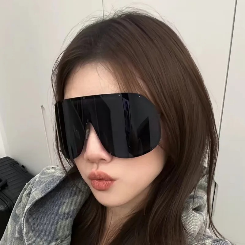 New Lntegrated Oversized Oval  - Women'S Fashion Eyeglasses 评论和价格