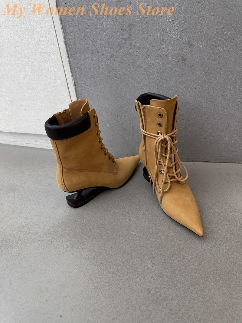 Pointy Toe Strange Style Heel  - Sale Fashion Women 评论和价格