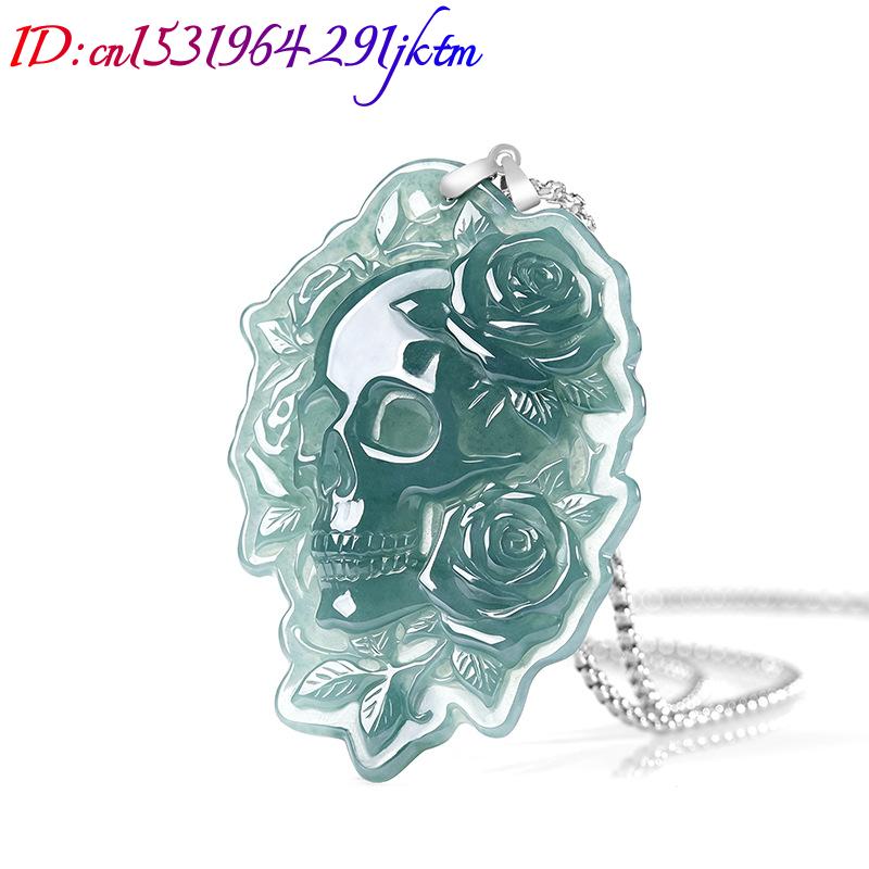 Natural Burmese Jadeite Skull  - Women Fashion Designer 评论和价格