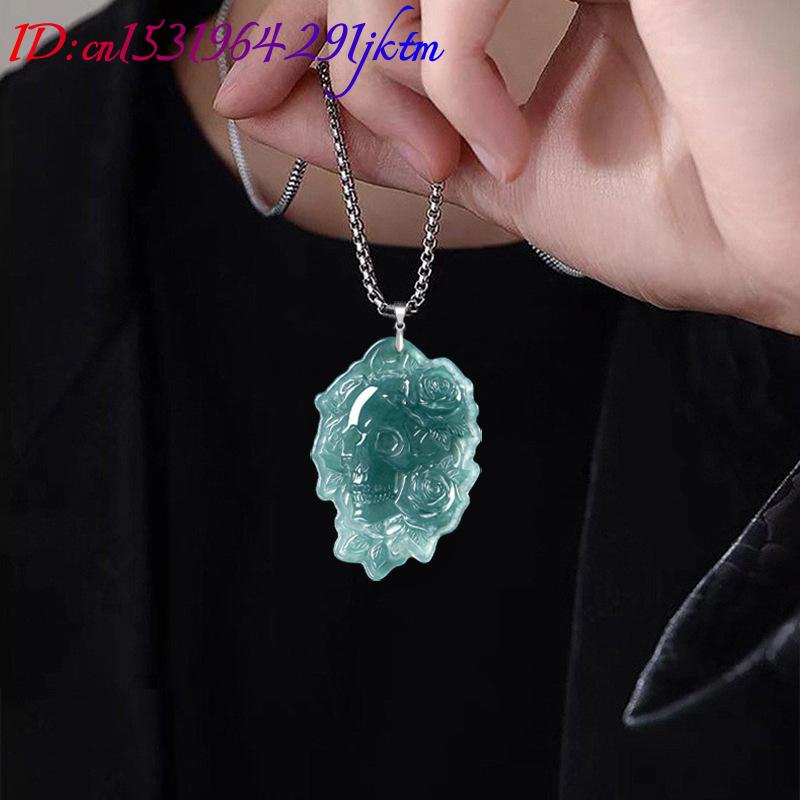 Natural Burmese Jadeite Skull  - Women Fashion Designer 评论和价格