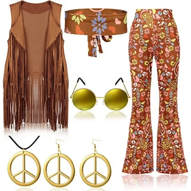 Hippie Disco 60s 70s Cosplay C - Women'S Fashion From The 70S 评论和价格